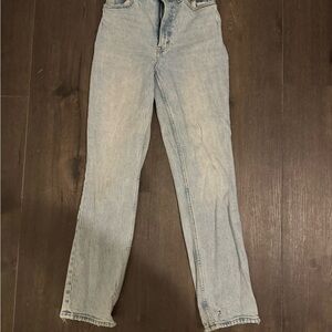 Abercrombie & Fitch Blue Straight Leg Jeans